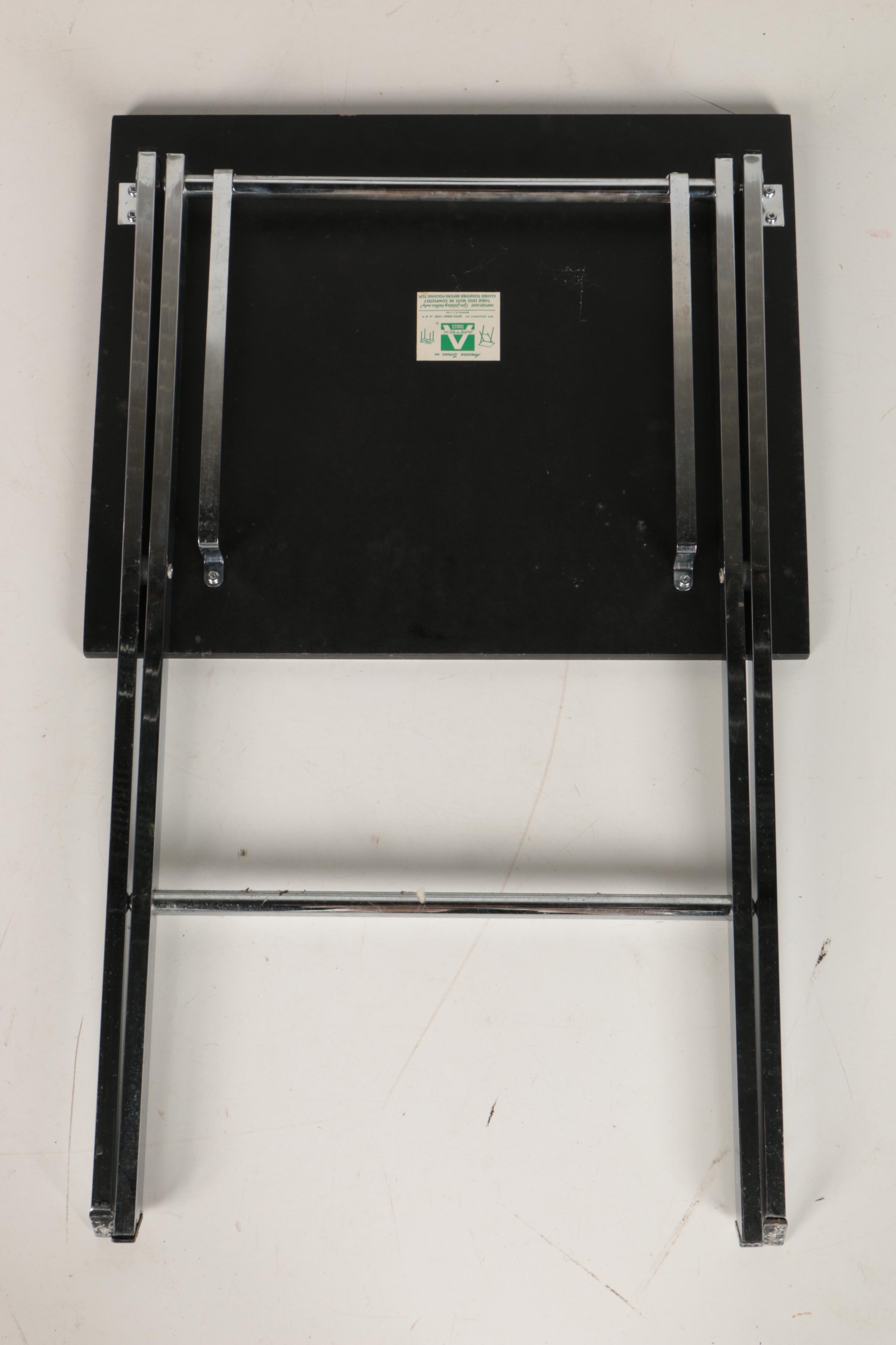 Vintage Modernist Style Folding Tables by Artex