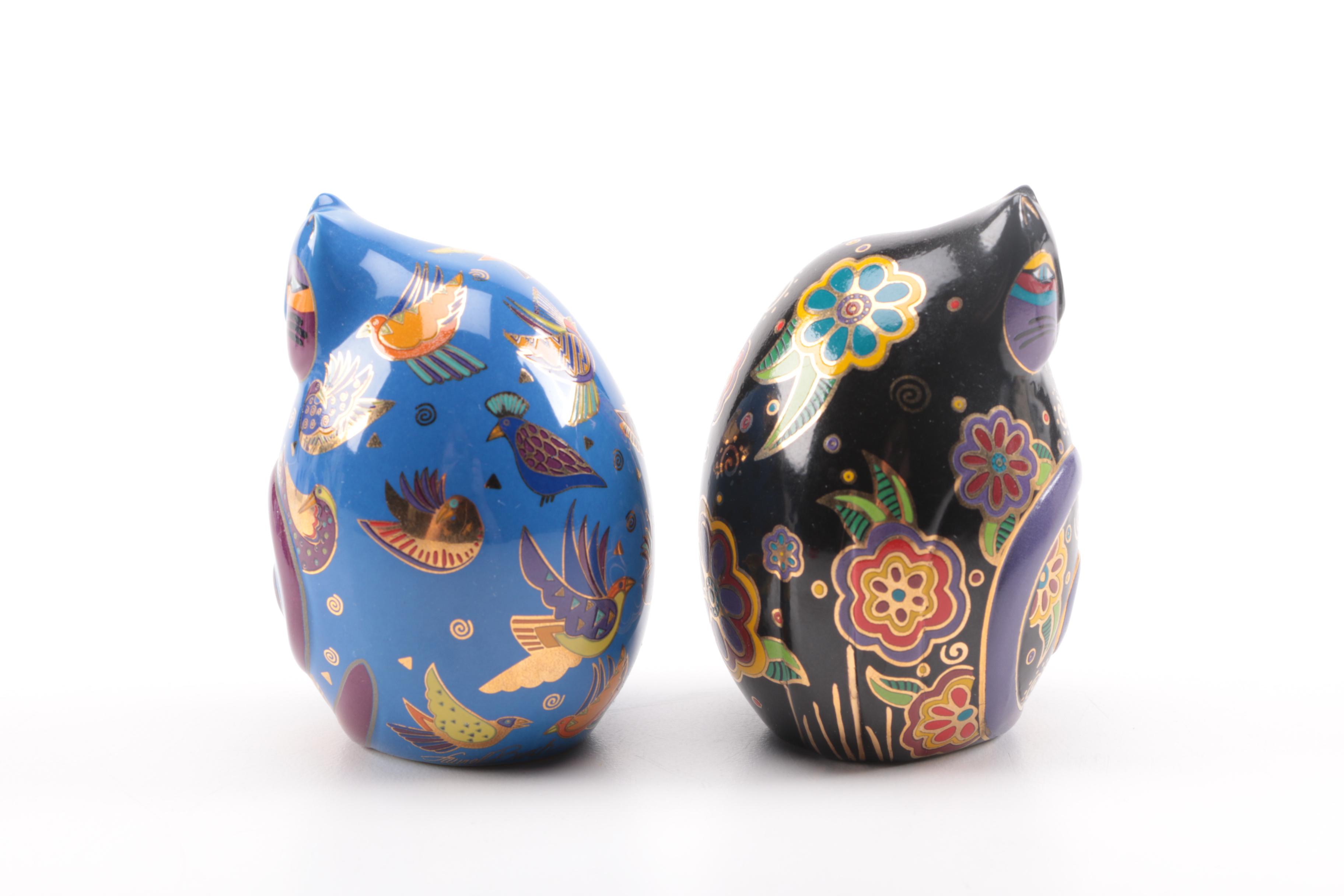 Cat Figurine Collection Including One From 1940.