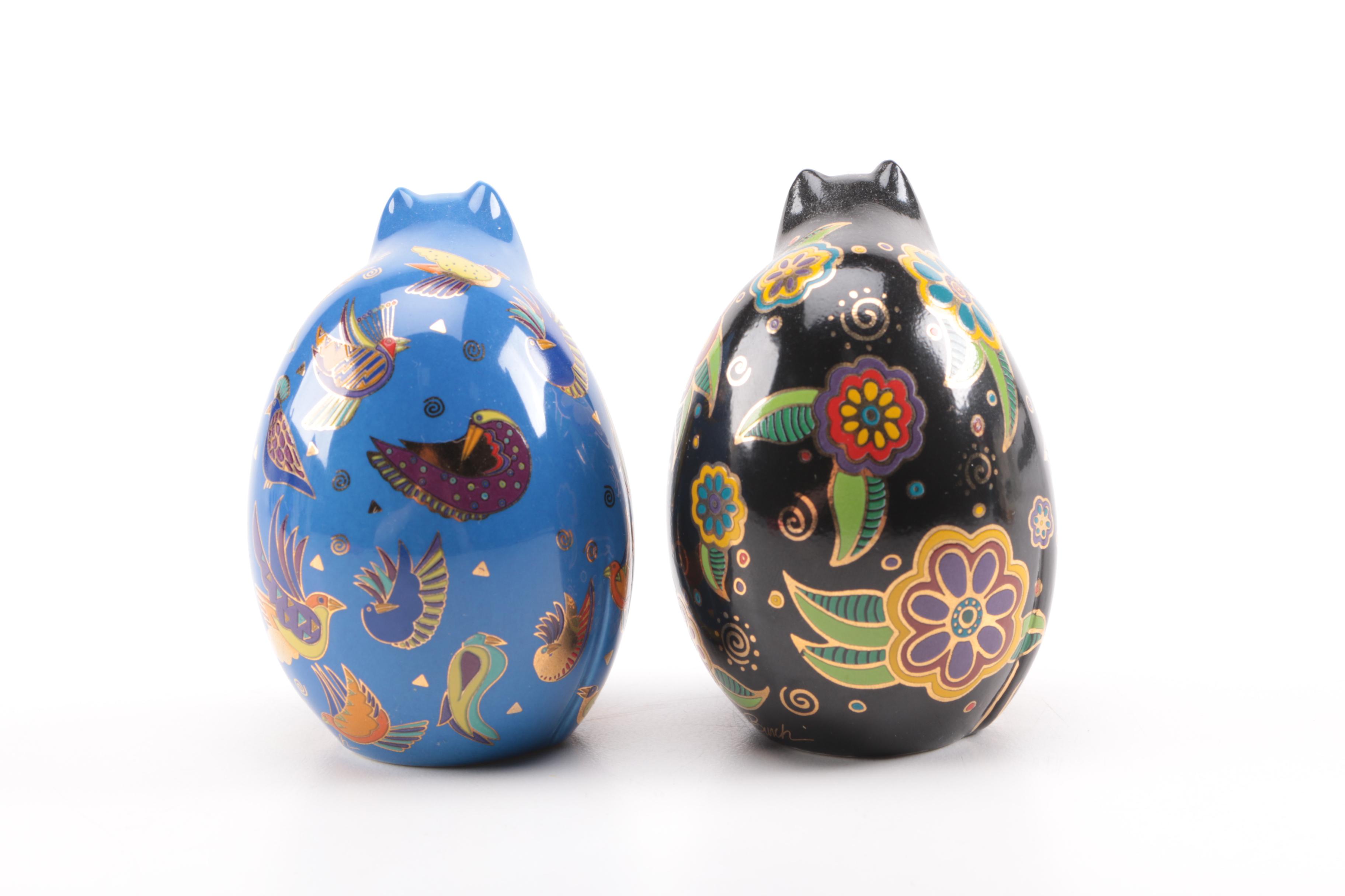 Cat Figurine Collection Including One From 1940.