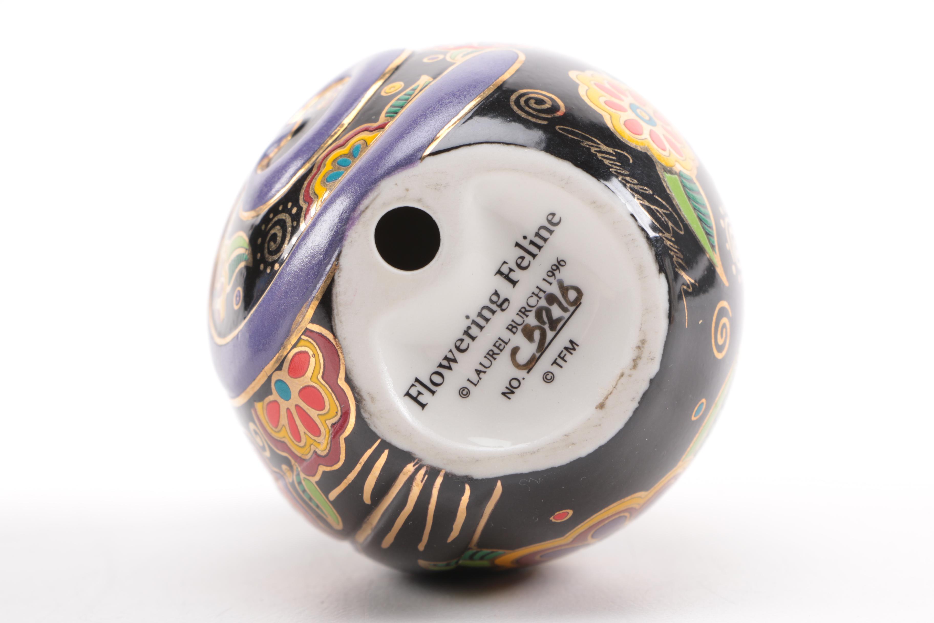 Cat Figurine Collection Including One From 1940.