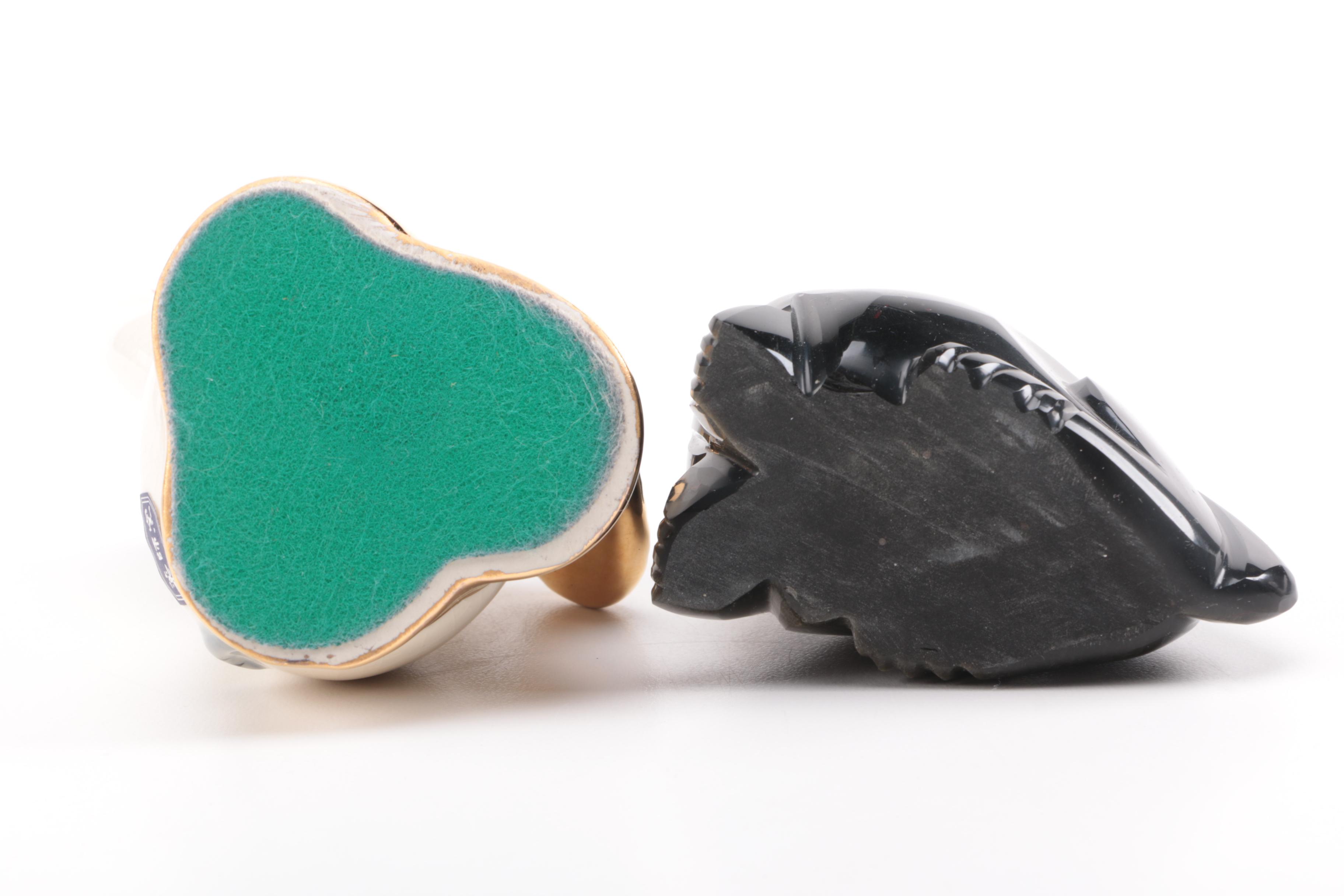 Cat Figurine Collection Including One From 1940.