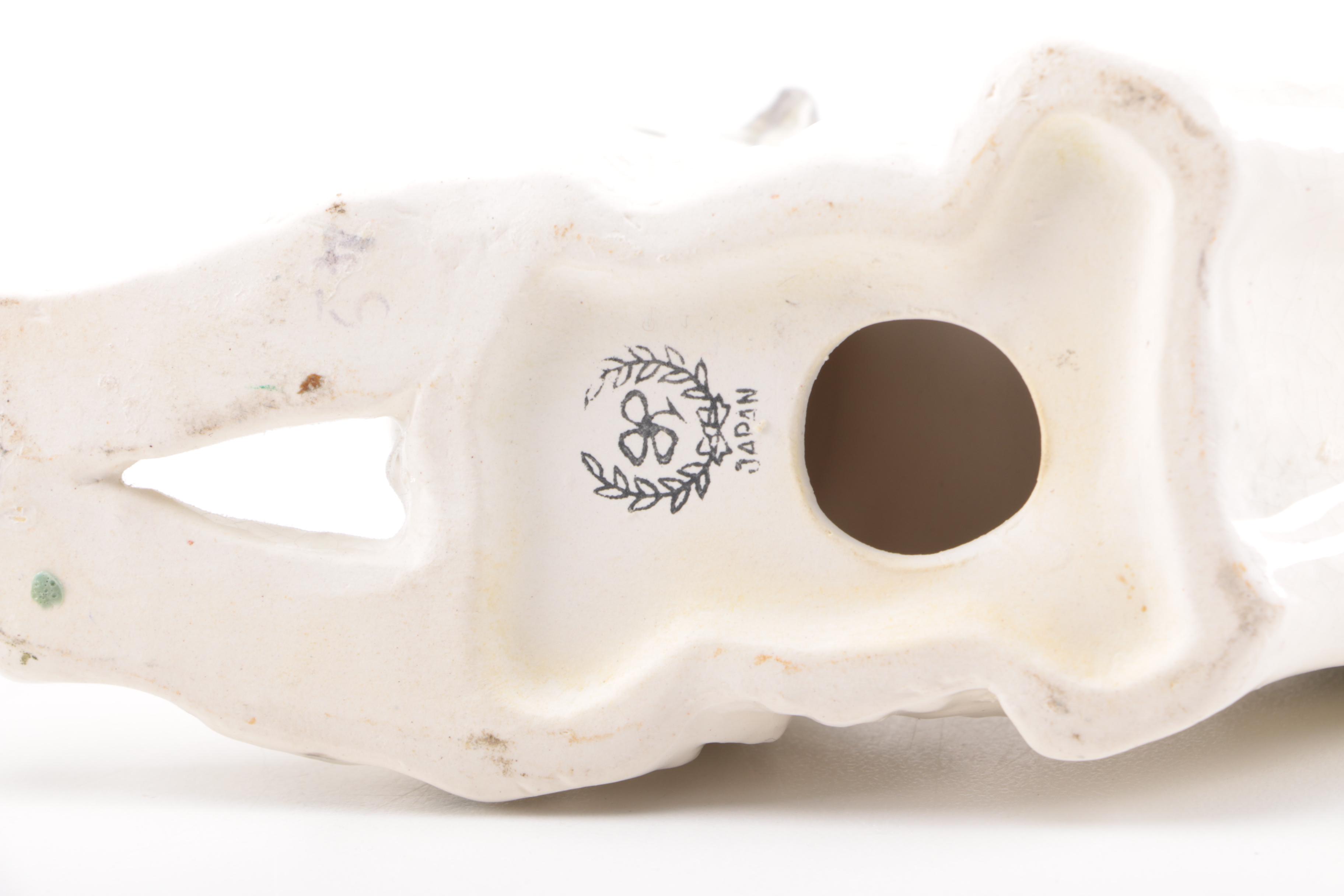 Cat Figurine Collection Including One From 1940.