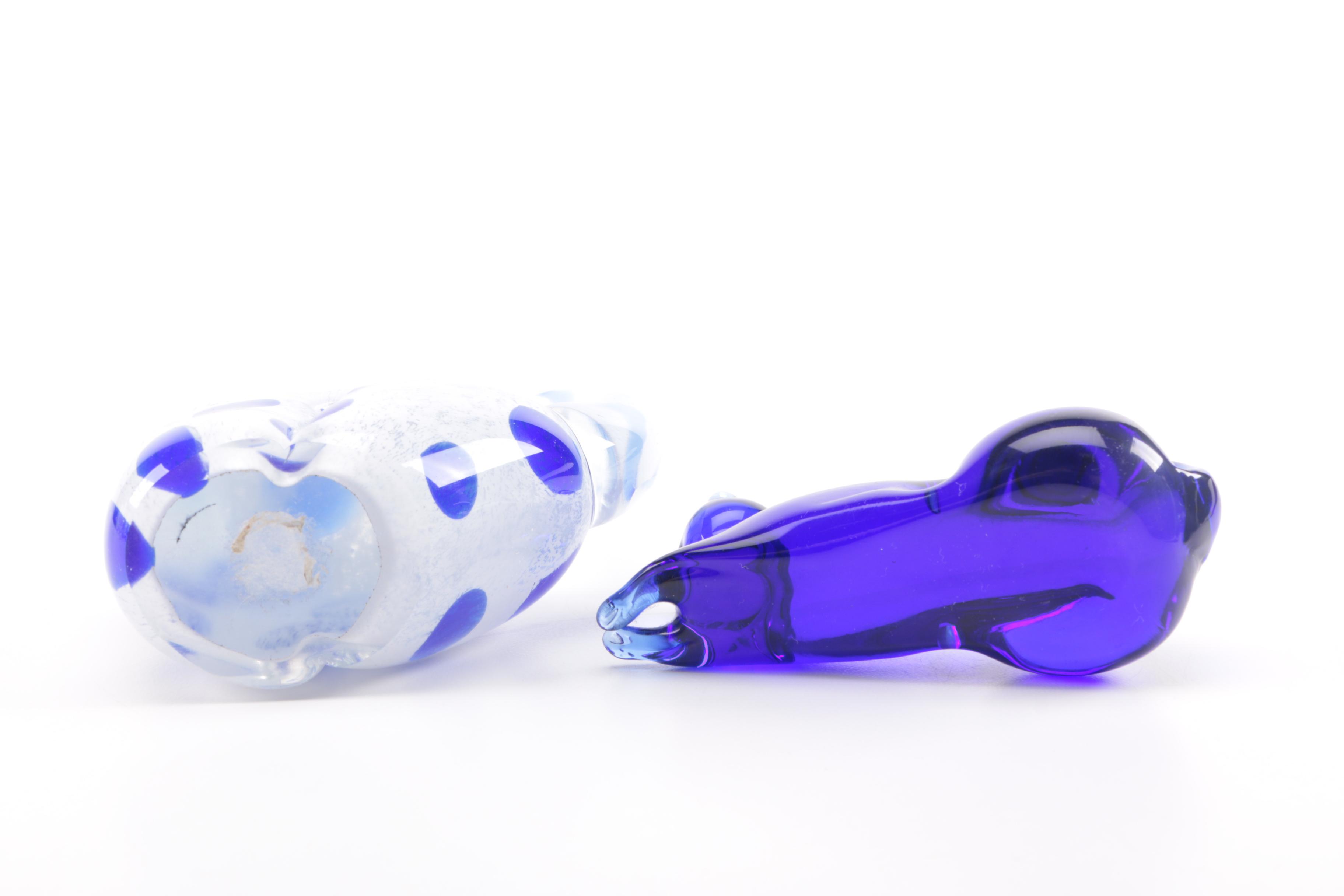 Cat Figurine Collection Including One From 1940.