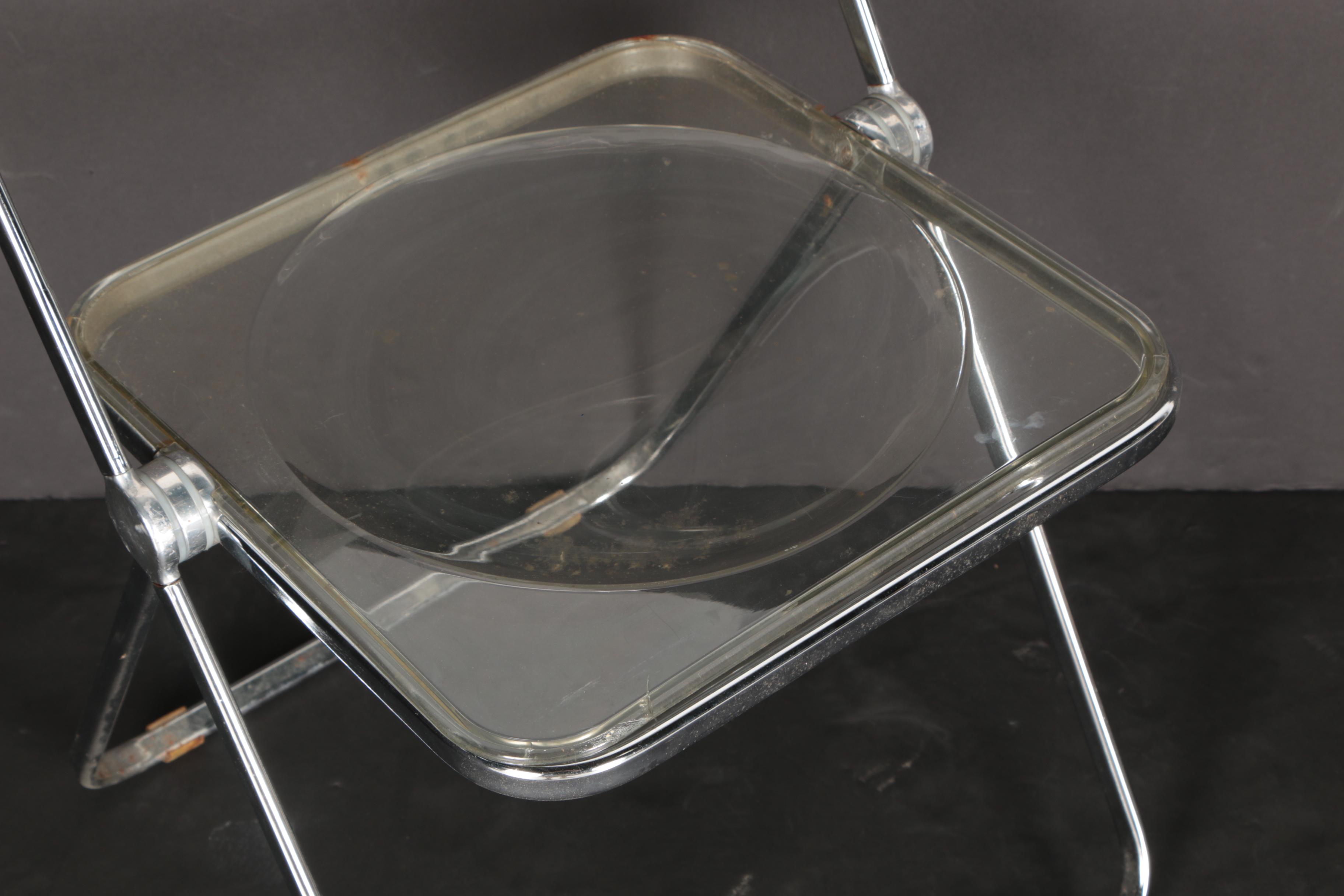 "Plia" Chairs by Anonima Castelli