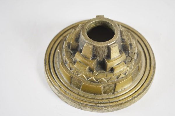 Art Deco Brass Chandelier