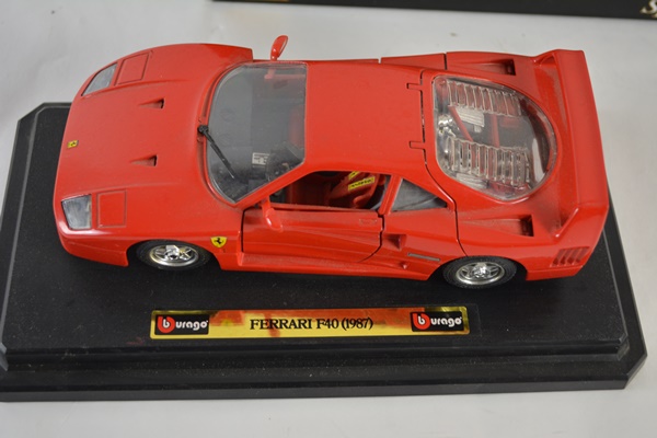 Four Die-Cast Model Cars