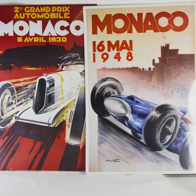Monaco Grand Prix Racing Posters