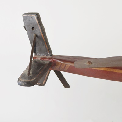 Decorative Wood and Metal Helicopter