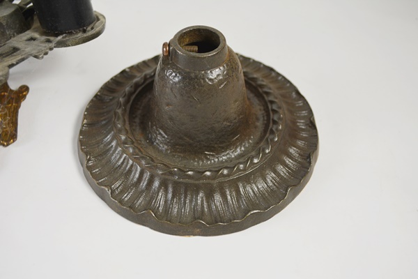 Art Deco Brass Pendant Light Fixture