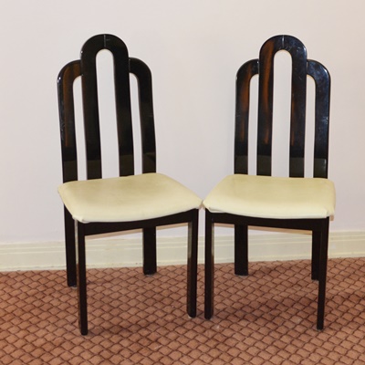 Two Art Deco Style Side Chairs