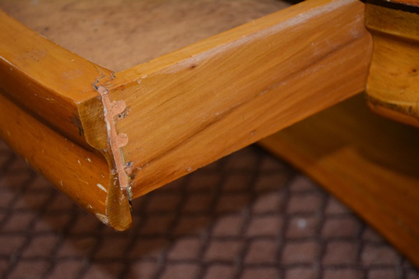 Oval Wood Coffee Table