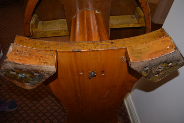 Oval Wood Coffee Table