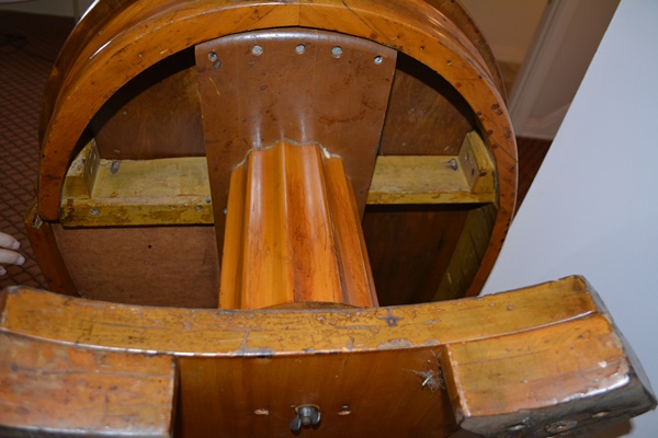 Oval Wood Coffee Table