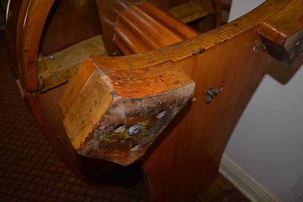 Oval Wood Coffee Table