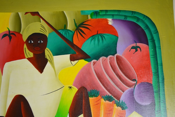 Caribbean Modern Painting on Canvas