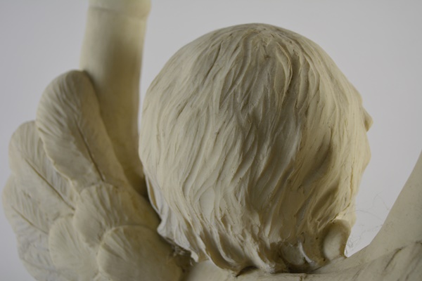 Playing Cherub Garden Statue