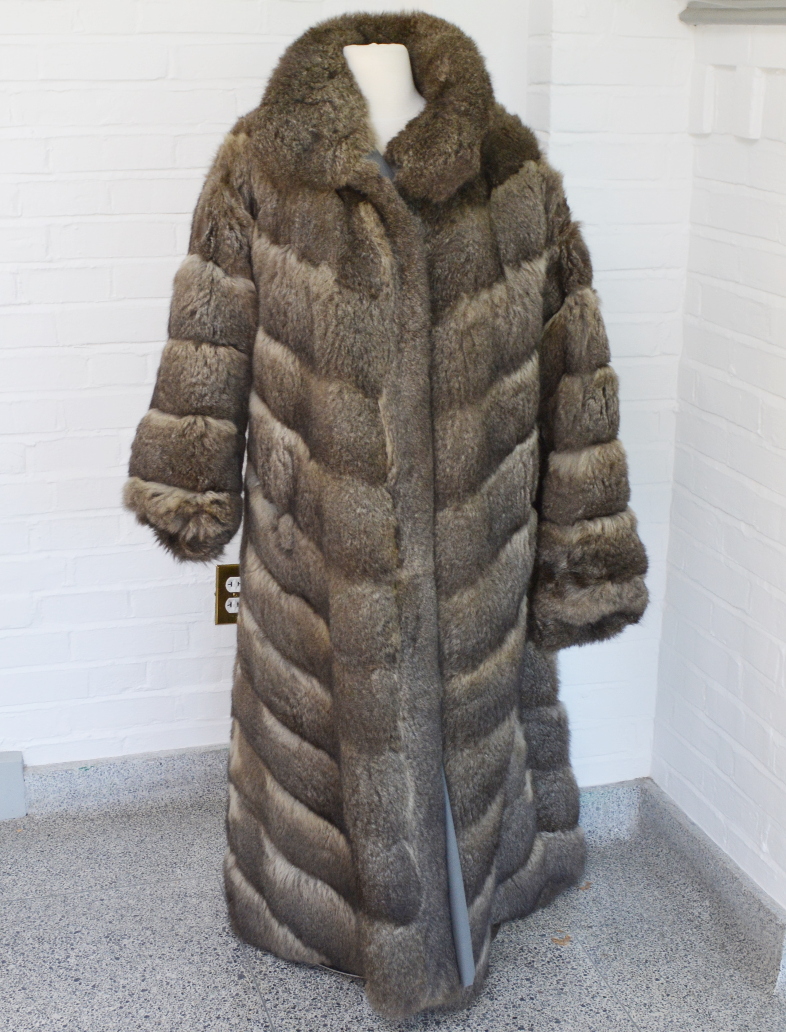 Grey Fox Reversible Long Women's Coat
