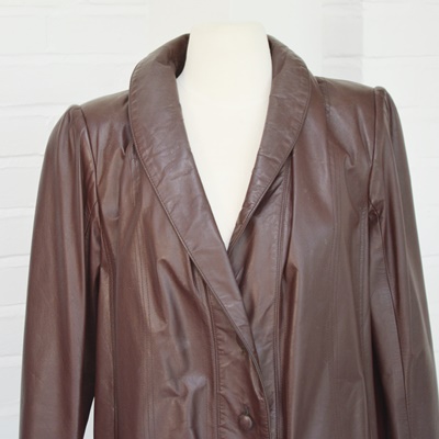 Fendi Cordovan Leather Jacket