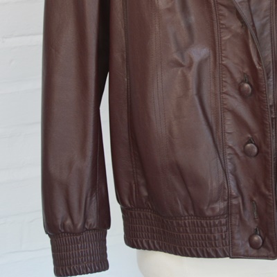 Fendi Cordovan Leather Jacket