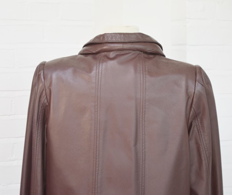 Fendi Cordovan Leather Jacket
