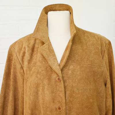 The Territory Ahead Suede Leather Coat