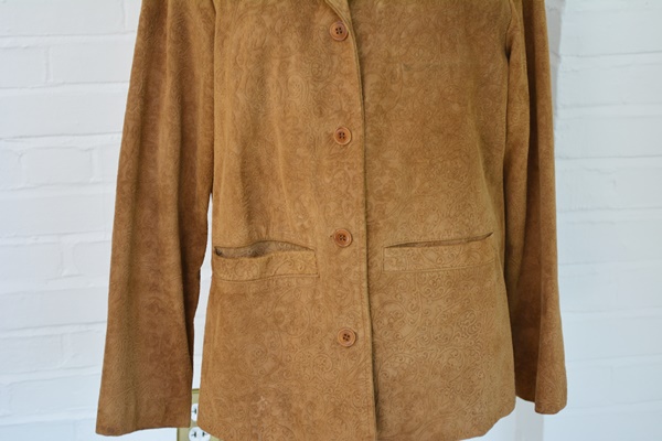 The Territory Ahead Suede Leather Coat