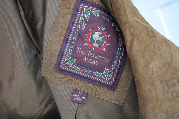 The Territory Ahead Suede Leather Coat