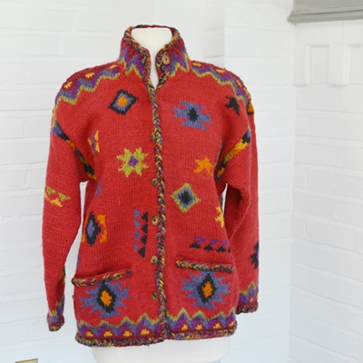 Newari Wool Sweater Jacket