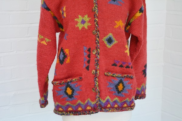 Newari Wool Sweater Jacket