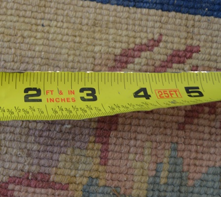 Power Loomed Aubusson-Styled Wool Area Rug