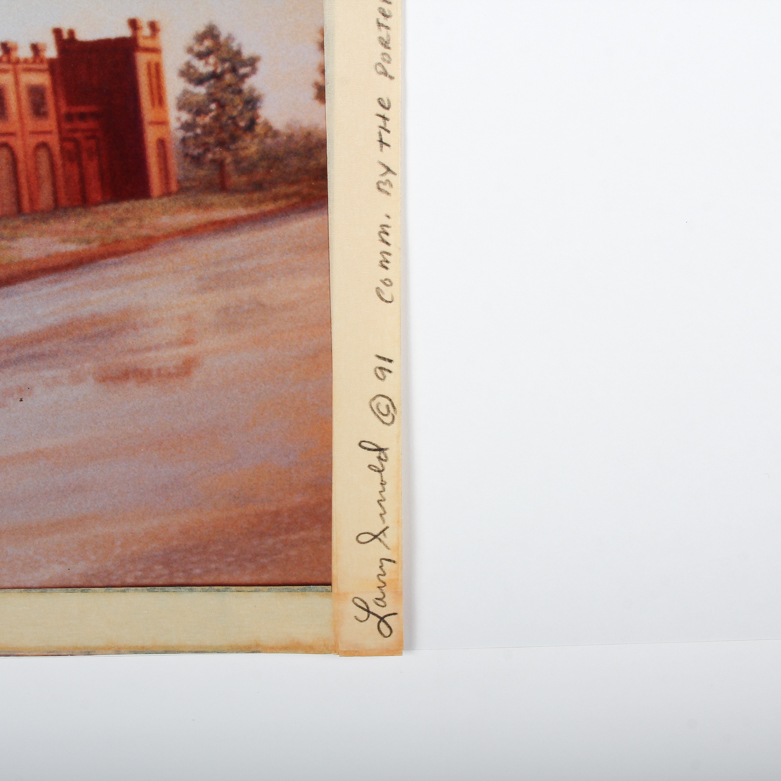 Larry Arnold Offset Lithograph and Photos of Confederate Artwork