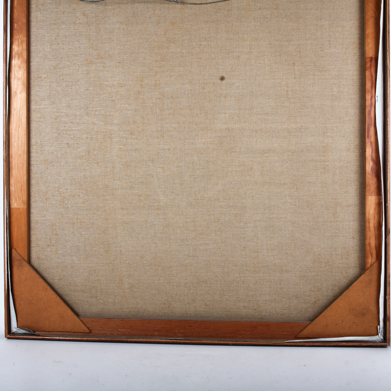 Oil on Canvas Painting of Married Couple