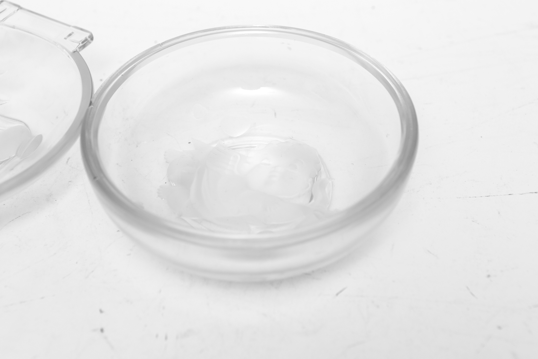 Three Verlys Art Glass Bowls