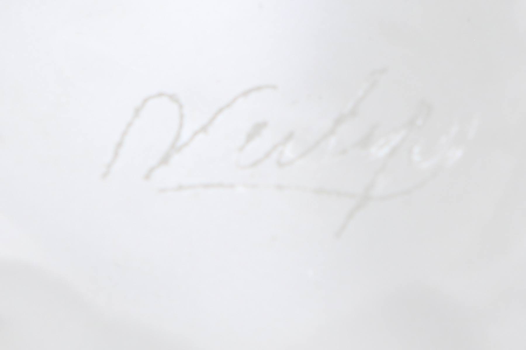 Three Verlys Art Glass Bowls