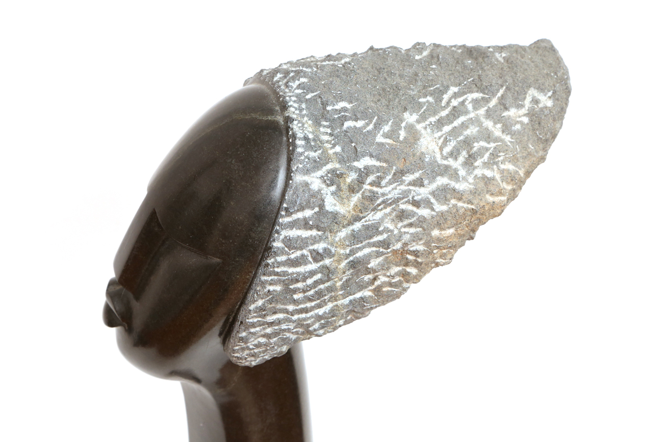 Rufaro Ngoma Large Shona Stone Female Bust