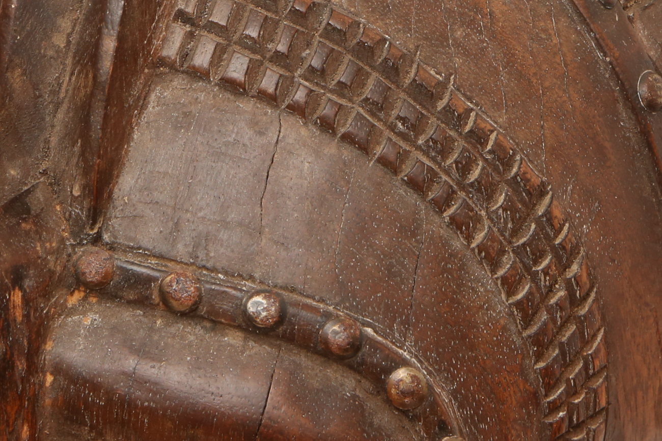 Hand Carved Tribal Wooden Bust