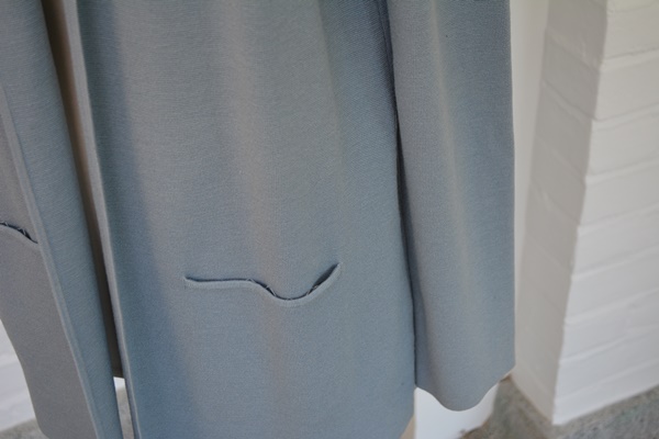 Eileen Fisher Soft Blue Drape Cardigan