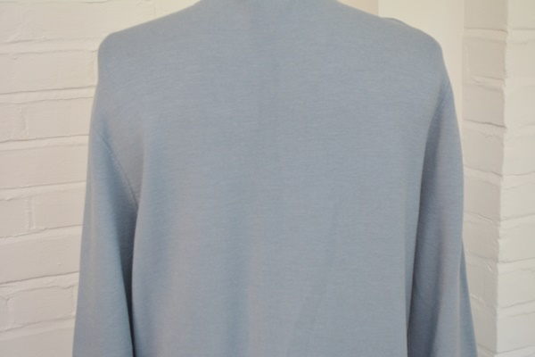 Eileen Fisher Soft Blue Drape Cardigan