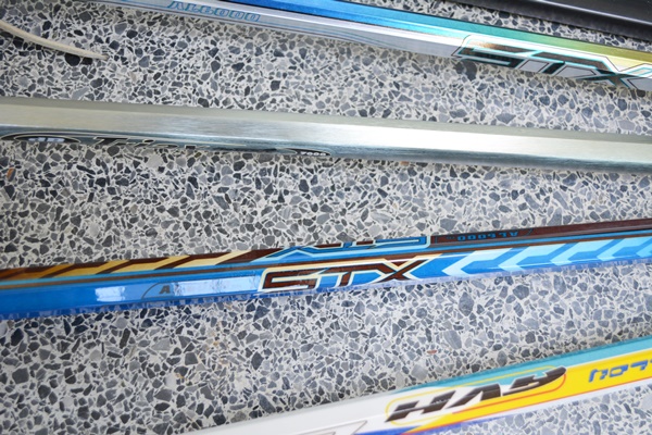 Four Lacrosse Sticks