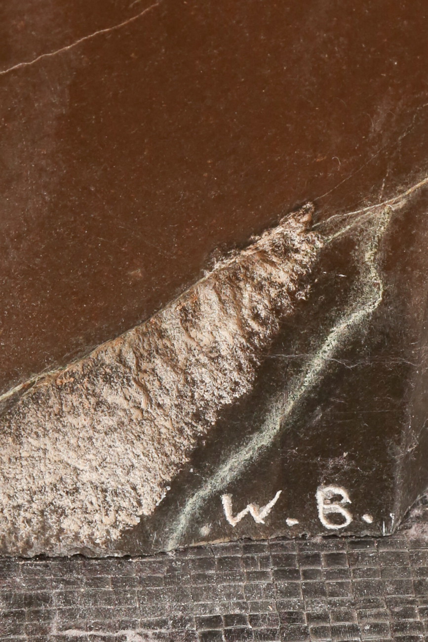 Very Large Shona Stone Sculpture Signed "W.B."