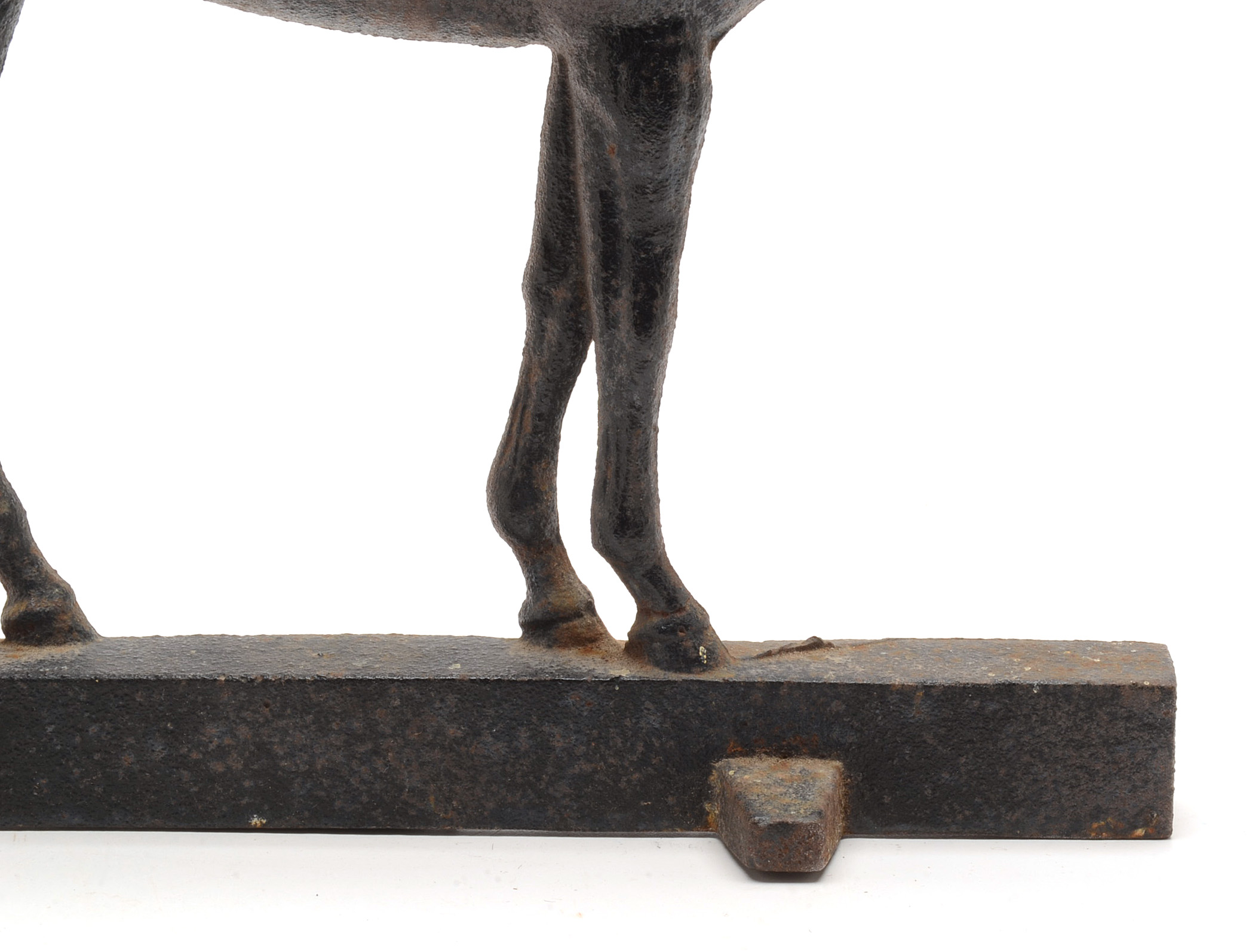 Vintage Virginia Metalcrafters Cast Iron Horse Doorstop