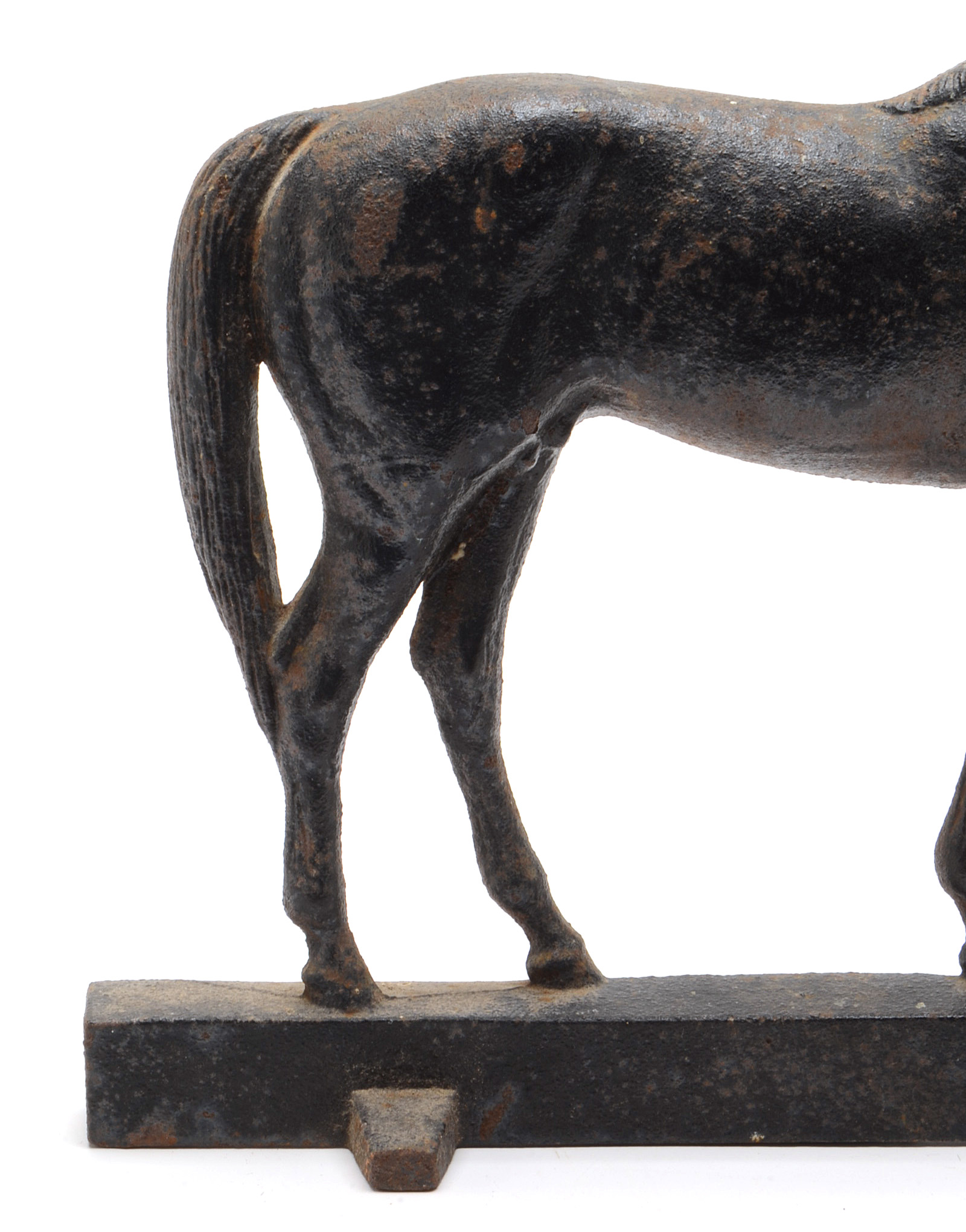 Vintage Virginia Metalcrafters Cast Iron Horse Doorstop