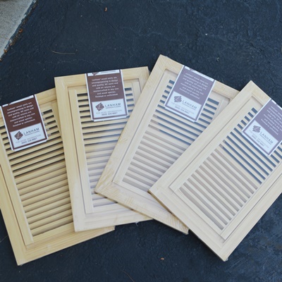 Four Lanham Wood Floor Vents