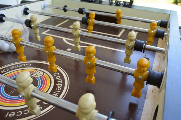 Competition Soccer Game of Champions Foosball Table