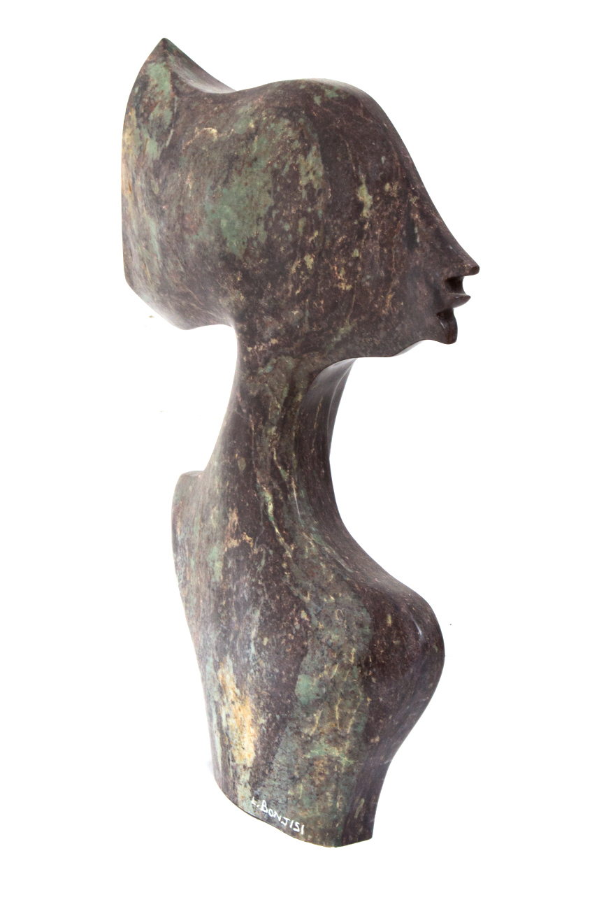 Tafunga Bonjisi Shona Stone Bust