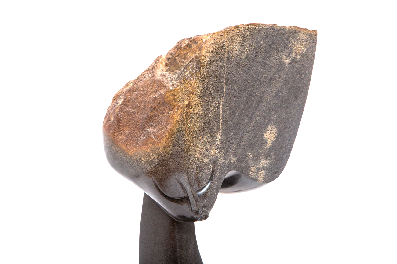 Shona Stone Sculpture Of Head