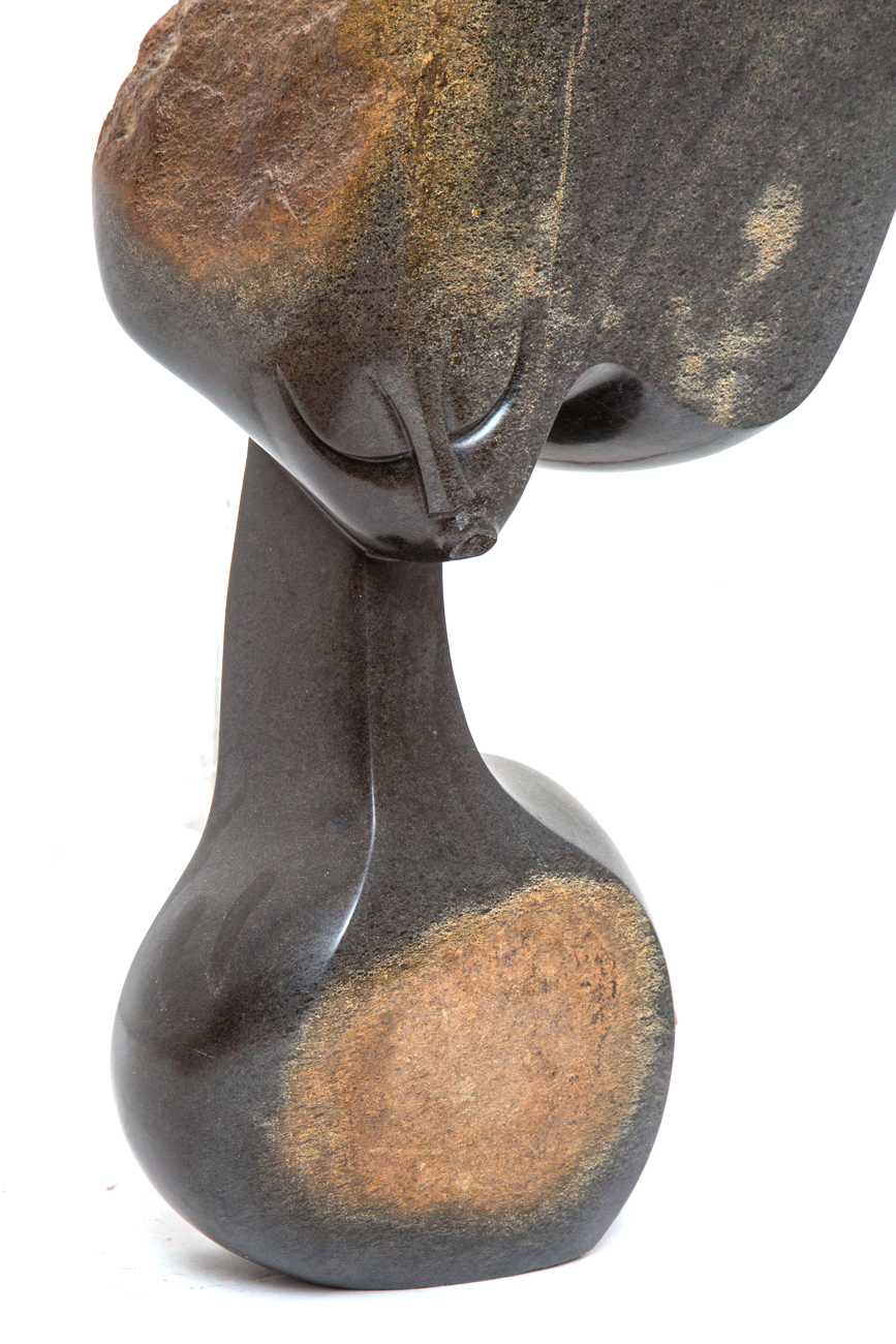 Shona Stone Sculpture Of Head