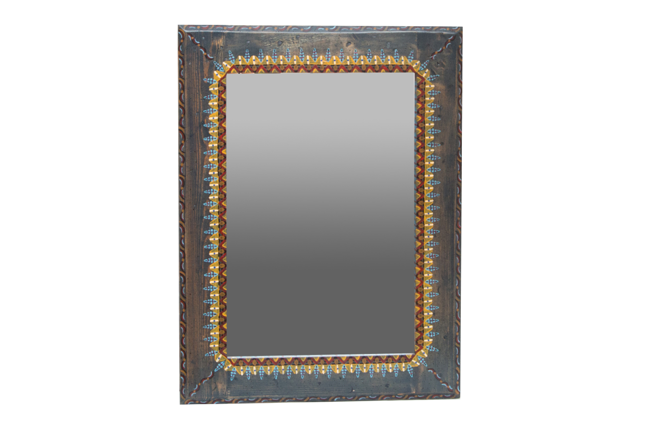 David Marsh "Old Navy Frame" Hand Painted Wall Mirror