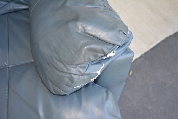 Faux Leather Recliner