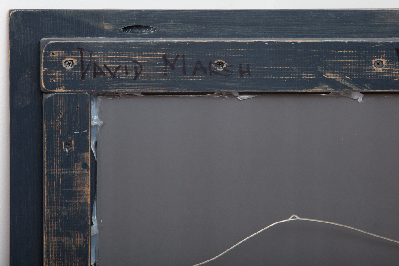 David Marsh "Old Navy Frame" Hand Painted Wall Mirror